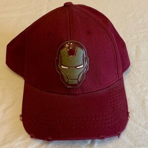 Vintage Iron Man Marvel Cap Distressed